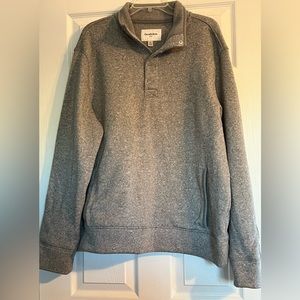 Goodfellow & Co Grey Snap Neck Pullover - Men’s XL